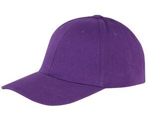 Result RC081 - Memphis Brushed Cotton Low Profile Cap Purple