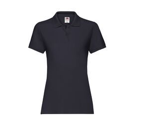 Fruit of the Loom SC386 - Women's Cotton Polo Shirt Deep Navy