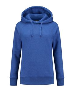 Lemon & Soda LEM3232 - Heavy Sweater Hooded Raglan for her Royal Blue Heather