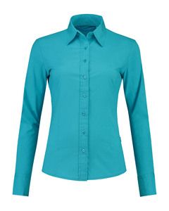 Lemon & Soda LEM3985 - Shirt Poplin LS for her Turquoise