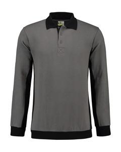 Lemon & Soda LEM4700 - Polosweater Workwear Pearl Grey/BK