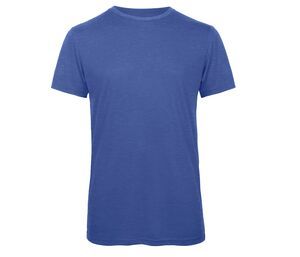 B&C BC055 - TM055 Tri-Blend Men Heather Royal Blue