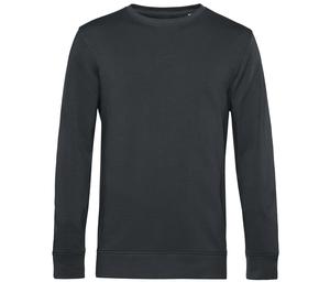 B&C BCU31B - Organic Round Neck Sweatshirt Asphalt