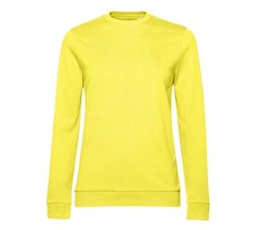 B&C BCW02W - Women's Round Neck Sweatshirt # woman Solar Yellow