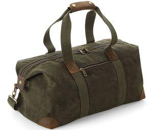 Quadra QD650 - Traditional oilcloth tote bag Olive Green