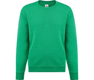 Fruit of the Loom SC351 - Kids Set-In Sweat Retro Heather Green