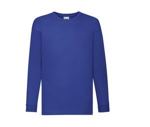 Fruit of the Loom SC6107 - Children's long sleeve t-shirt Royal Blue