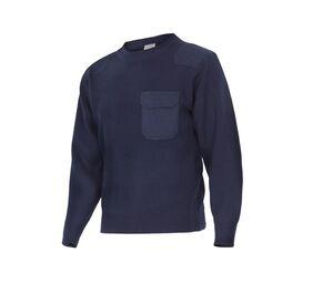 VELILLA VL100 - THICK ROUND NECK SWEATER Navy