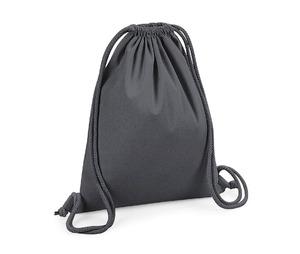 Westford mill WM260 - Organic Premium Cotton Gymsac Graphite Grey