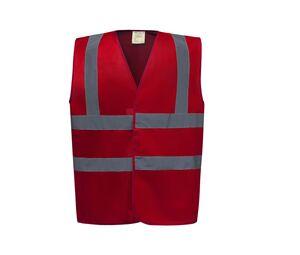 Yoko YK100 - High visibility 2 b&b vest Child (HVW100CH) Red