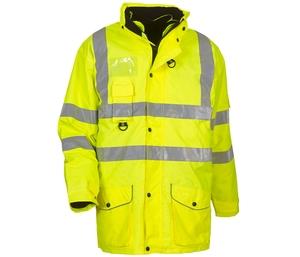 Yoko YK711 - Parka 7 in 1 high visibility Hi Vis Yellow