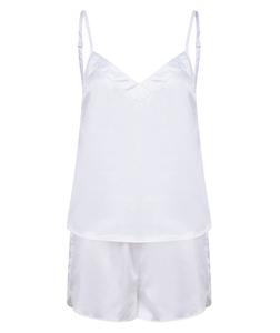 Towel City TC057 - Camisole and shorts pyjama set White