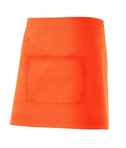 Velilla 404201 - SHORT APRON Hi-Vis Orange