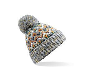 Beechfield BF458 - Beanie with Blizzard Pompon