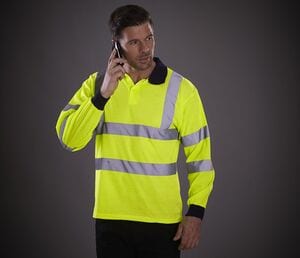 Yoko YK310 - High visibility long sleeves polo shirt