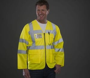 Yoko YK800 - Long sleeve multi-pocket safety jacket